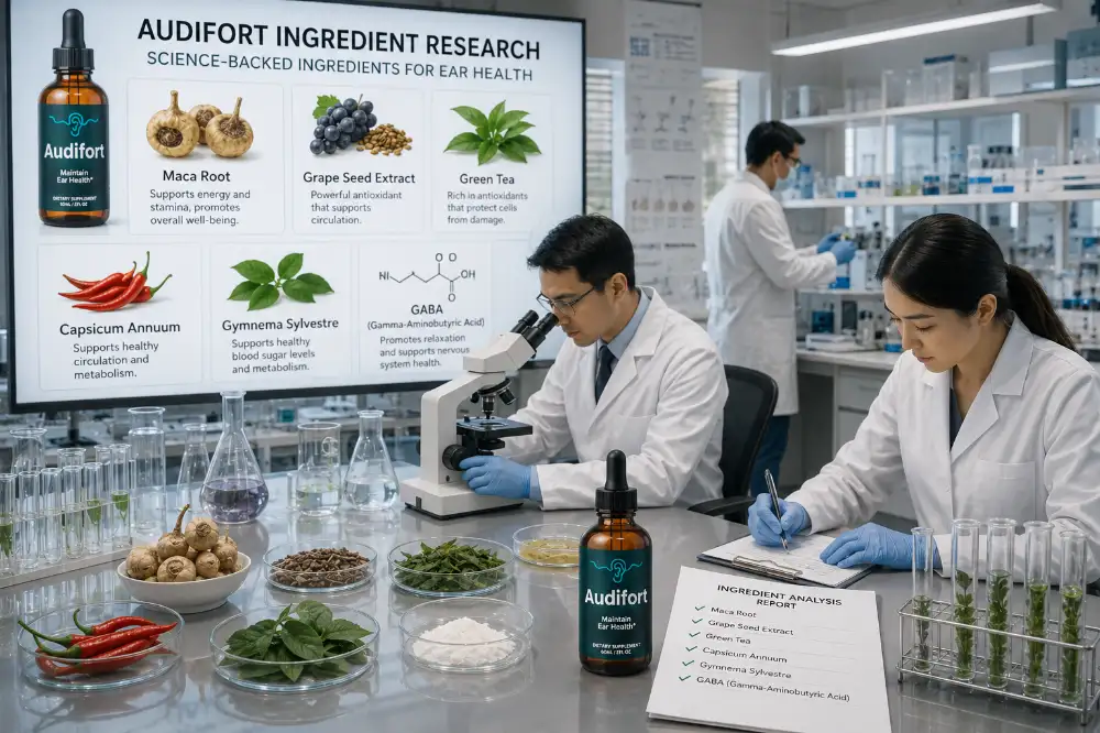 Audifort ingredients Laboratory Research